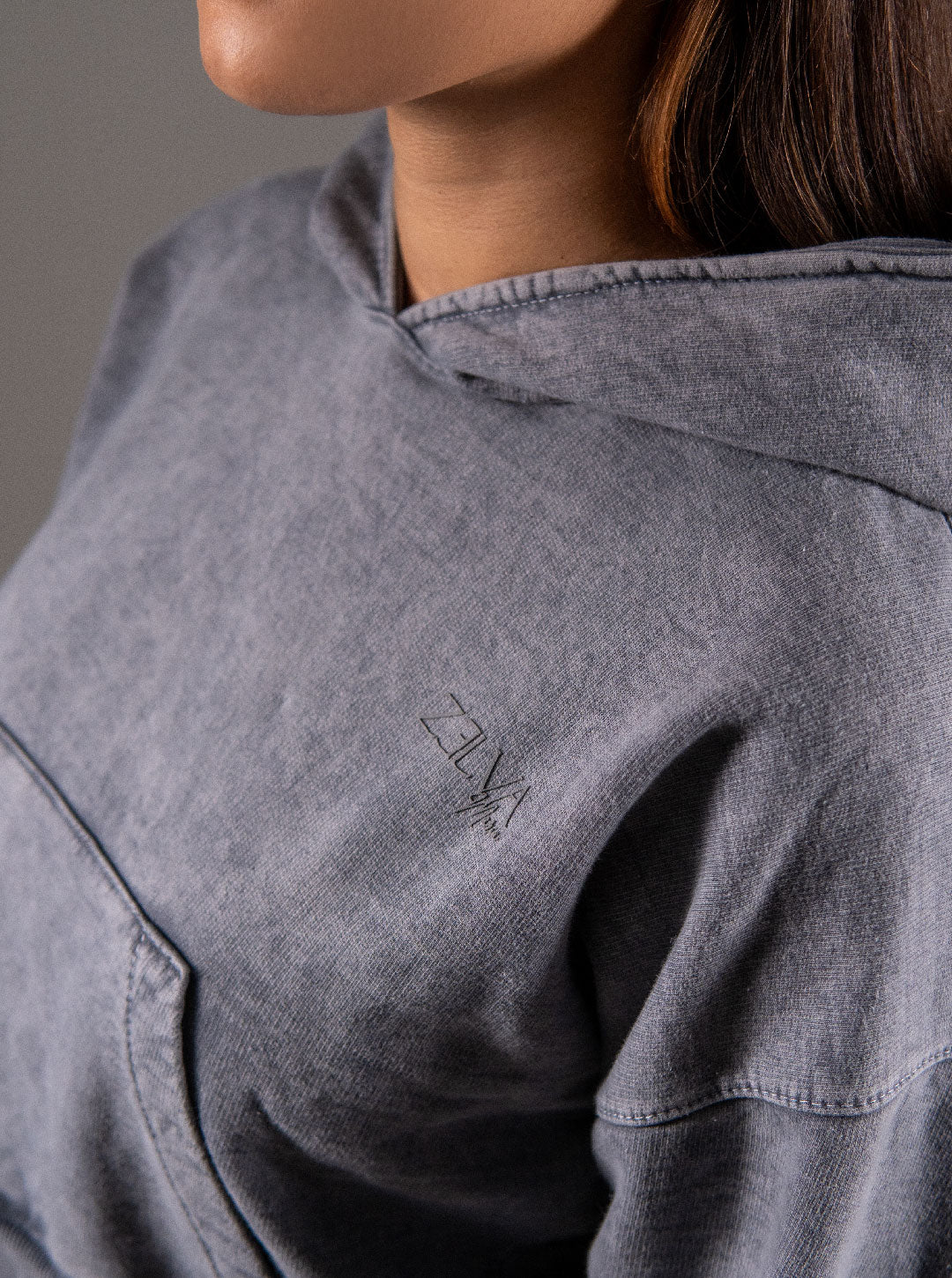Acid Wash Women's Hooded Diver