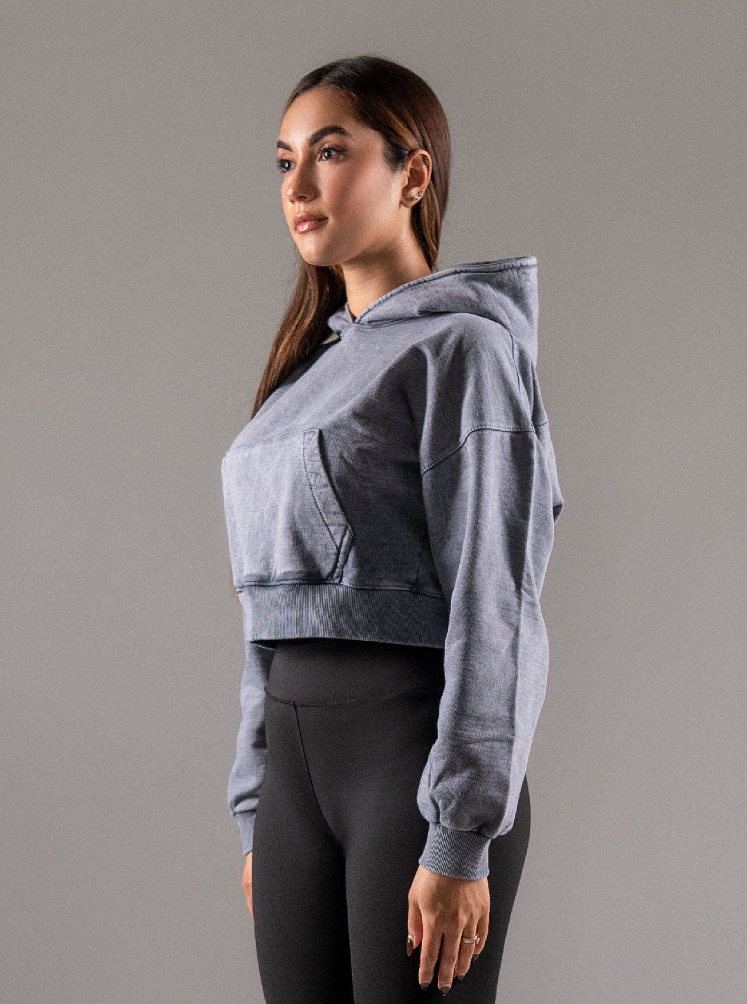 Acid Wash Women's Hooded Diver
